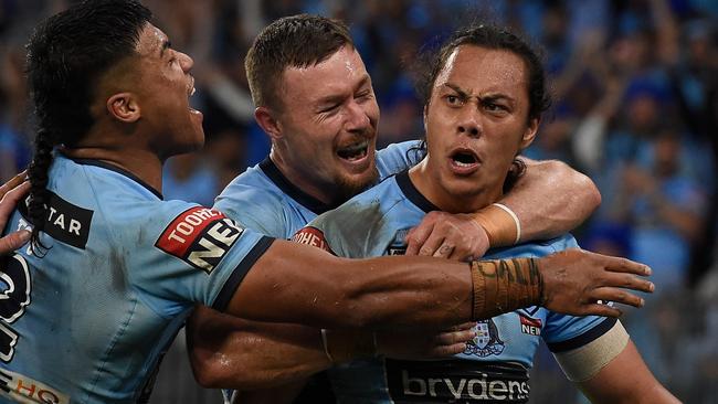 Jarome Luai has a good record playing against Cameron Munster for club and state. Picture: NRL Photos