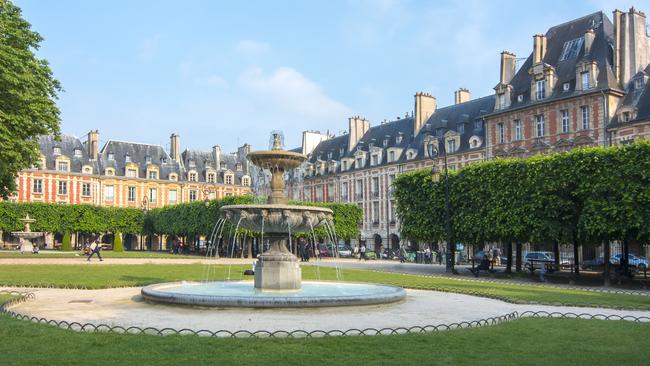 Place des Vosges in Paris.