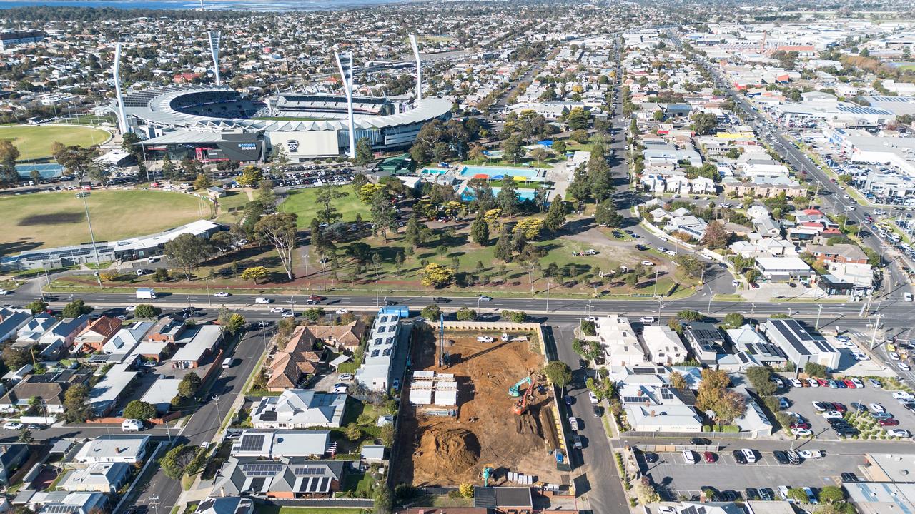 The development is on a 3800 sqm block in Newtown. Picture: Brad Fleet.