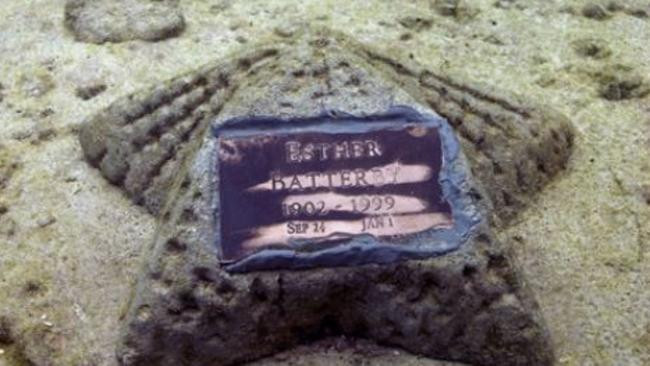 A memorial stone. Picture: Neptune Memorial Reef