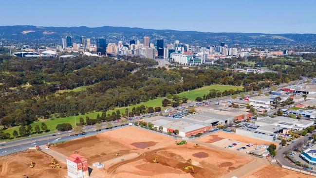 The Old West End Brewery at Hindmarsh is being readied for housing development. Picture: SA Government