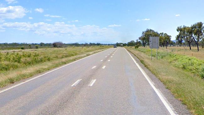 Bruce Highway near Gumlu where a Greyhound bus and caravan collided.