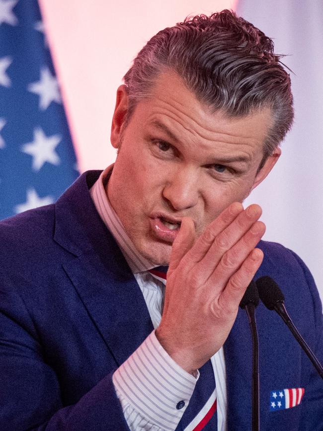 US Defence Secretary Pete Hegseth. Photo: AFP