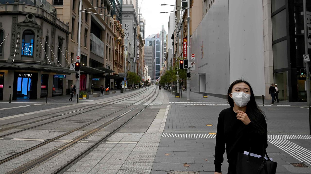 Australia has had to import tens of millions of masks for health workers. Picture: Peter Parks/AFP