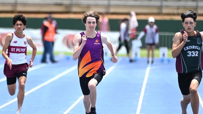 The Queensland All Schools track and field championships at QSAC. Saturday November 2, 2024. Picture, John Gass