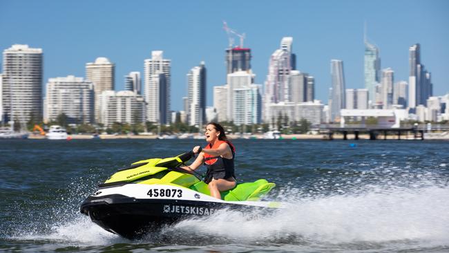 The Gold Coast is proving a major beneficiary of domestic travel demand although there are concerns Omicron outbreaks could lead to mass cancellations.