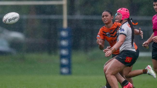 Okalani Compton. Harvey Norman under-17 round 7 action between Easts and Souths Logan. Picture Stephen Archer.