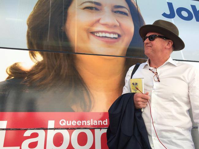 Patrick Condren on the campaign trail.