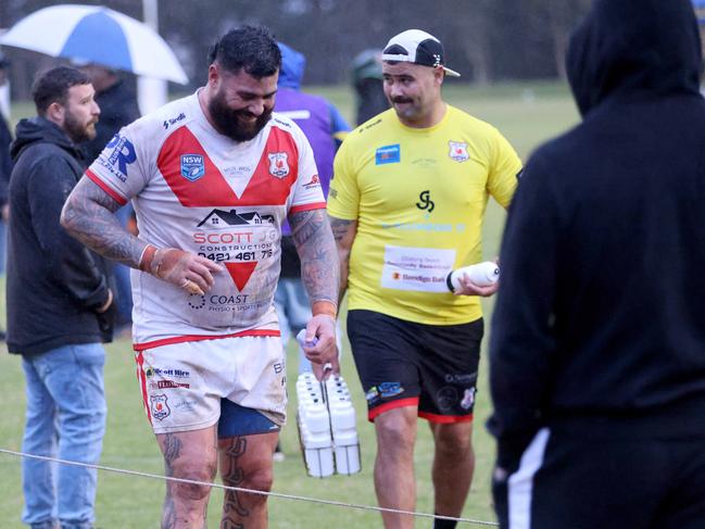 Andrew Fifita plays for the Woy Woy Roosters in the Central Coast Rugby League competition. Picture: Damian Shaw