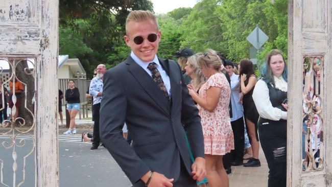 Jackson Upton at the Hervey Bay State High School formal.