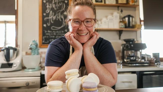 Yanac farmer April Bedford launched her business, April's Ovens, to sell macarons and cakes across the Wimmera. Picture: Rachel Simmonds