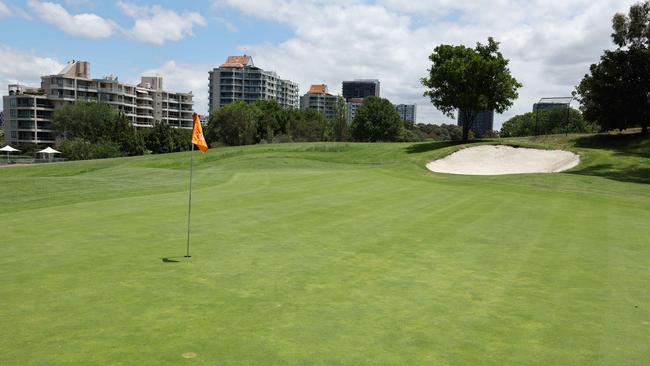 Half of the golf course would be converted under the government’s proposal for the site.