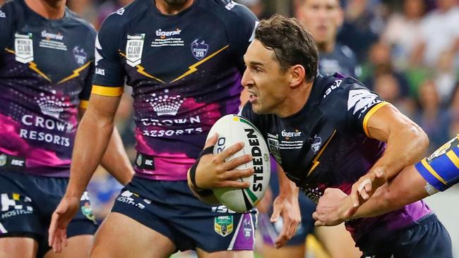 Billy Slater is eyeing a return from a shoulder injury.