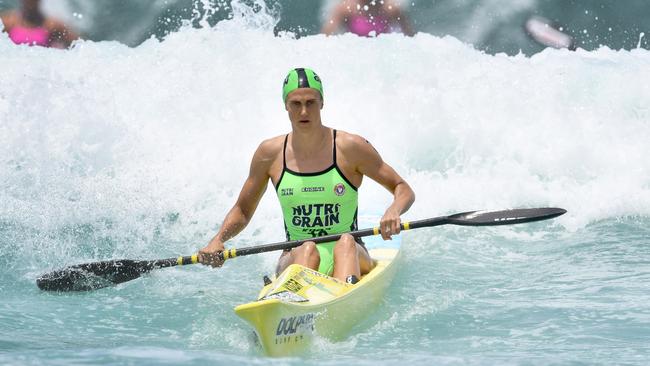 Harriet Brown (Northcliffe) in the surf in round one.