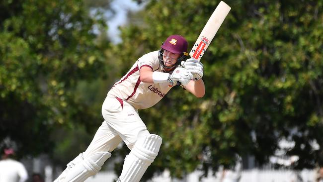 Toombul batsman Matt Renshaw building another valuable century. Picture: John Gass