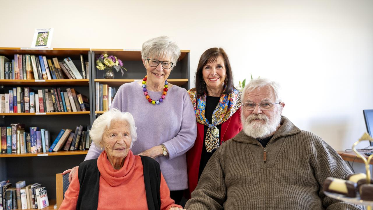 Catherina celebrated her 111th birthday in 2023 with three of her children Mariella, Margherita and Garrath.