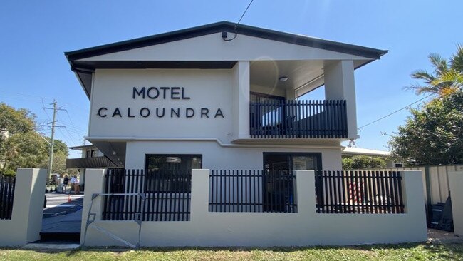 The new exterior of Motel Caloundra after renovations.