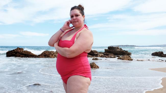 Malkah says she’s ‘taking a bit of shape’ after making small lifestyle changes. Picture: James Weir / news.com.au