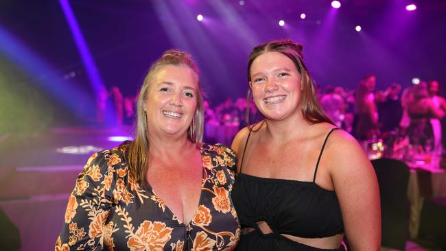 Katrina Atkinson and Montana Atkinson at Gold Coast Bulletin Women of the Year Awards Presented by Harvey Norman 2024. Picture, Portia Large.