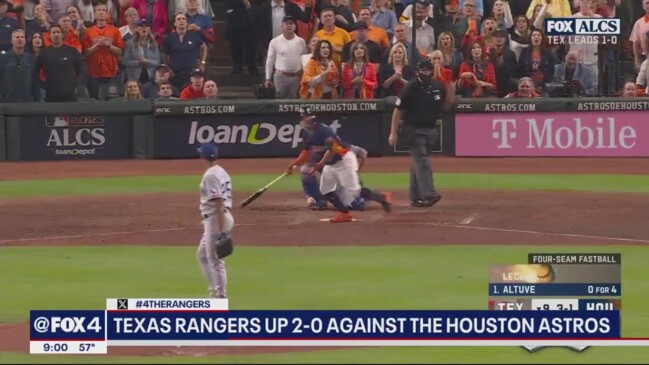 Rangers 5, Astros 4: How Texas took 2-0 lead over Houston in ALCS