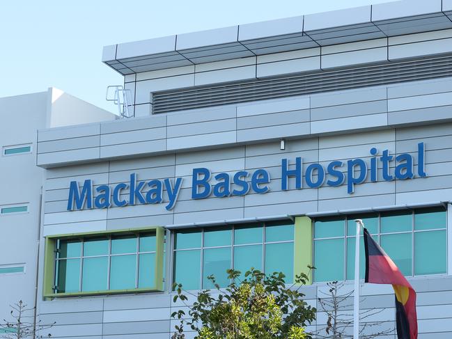 Mackay Base Hospital is one of several Queensland hospitals hit with high demand on Tuesday, according to Queensland Health. Picture: Liam Kidston