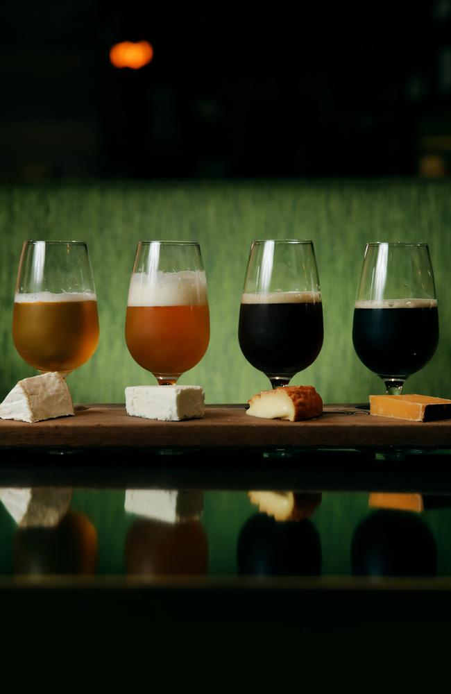 Beer is muscling in on wine when it comes to ideal matches for cheese. Picture. Nicole Cleary