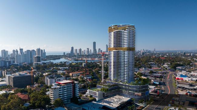 Artist impression of Monarch Place, stage 2 of the Imperial Square development which will be built in Southport on the Gold Coast by Azzura Group, headed by Robert Badalotti. Picture: Supplied.