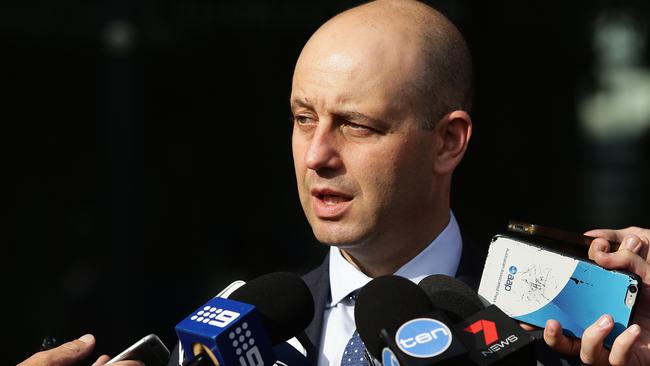 NRL CEO Todd Greenberg has hit out at coaches blaming referees. Picture: Brett Costello