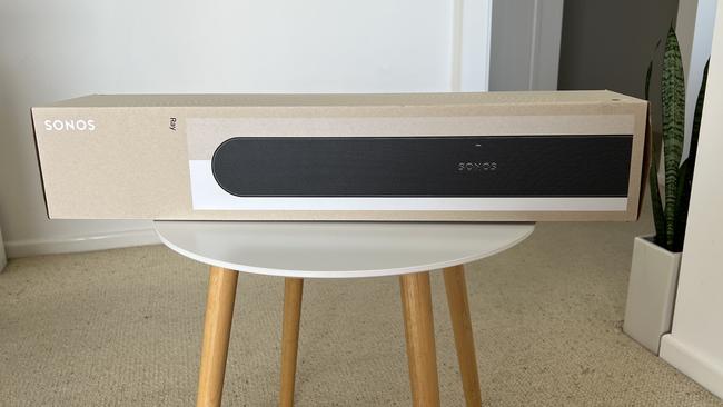 The Sonos Ray comes in some sleek yet simple packaging. Picture: Supplied