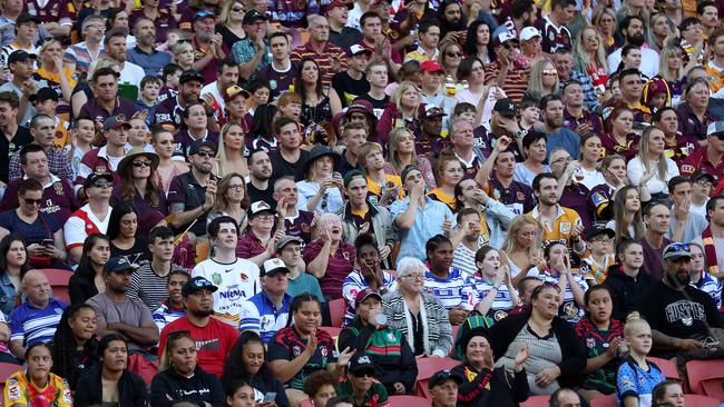 Thousands of people will soon be able to attend sporting matches at Queensland from this weekend. Picture: Liam Kidston