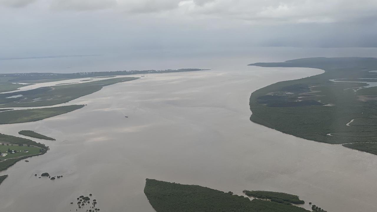 Photos of flooding around Gympie captured by Paul McKeown, chief pilot Wide Bay Air Charter.