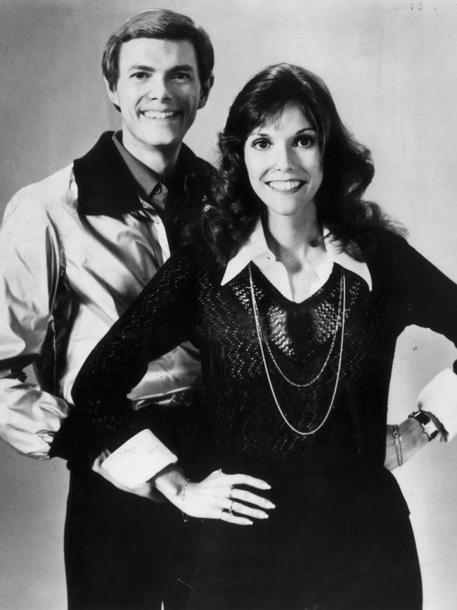 Richard and Karen Carpenter in 1977.