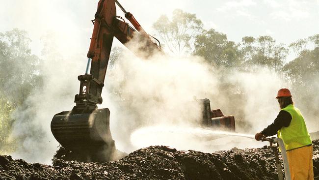 A landfill site in Ipswich which are prone to fires.