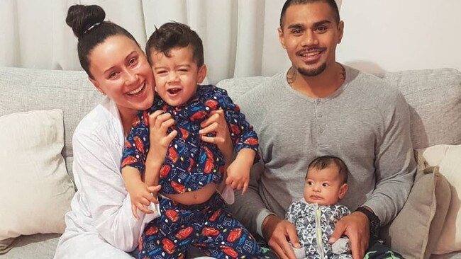 Taylor Winterstein, wife of Manly Sea Eagles player Frank Winterstein, runs an anti-vax blog. The mum of two runs $200pp workshops on the dangers of vaccinations. Photo: Instagram