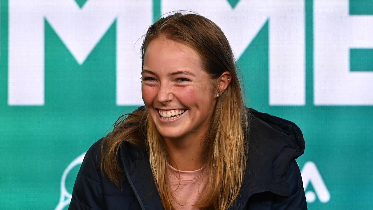 Olivia Gadecki won’t play in next month’s Australian Open because she doesn’t want to get vaccinated against Covid-19. Picture: Tennis Australia