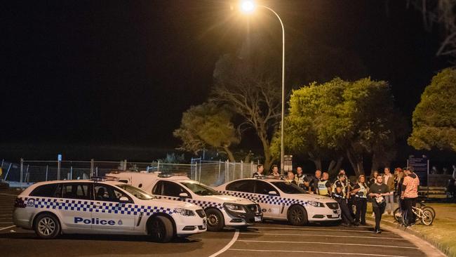 More youths have been arriving on the foreshore every night. Picture: Jason Edwards