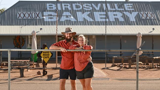 Part of the Victorian migration, Tom and Brock Moloney left the Garden State to run the bakery in the outback Queensland town of Birdsville. Picture: Lyndon Mechielsen