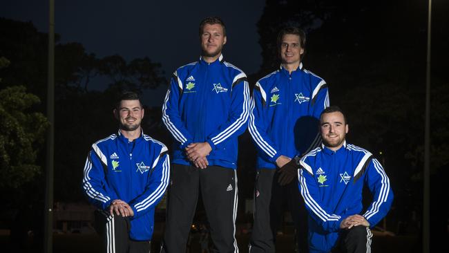 Terry dal Broi, Neil Jablonski, Daan Ranshuijsen and Mark McAlpine are members of the Hakoah state league team that have made the FFA Cup.
