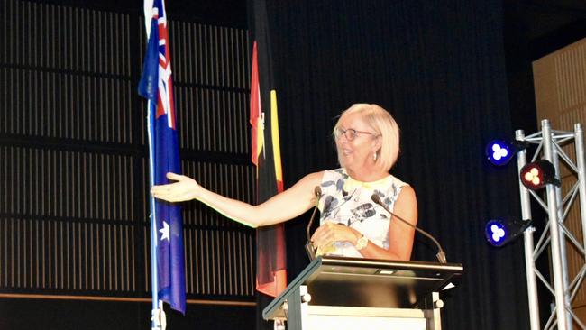 Master of ceremonies of the Ballina Shire Australia Day Awards 2021 was netballer and broadcaster Liz Ellis.