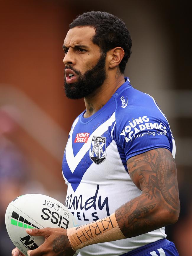 Josh Addo-Carr moved from the Storm to the Bulldogs. (Photo by Cameron Spencer/Getty Images)