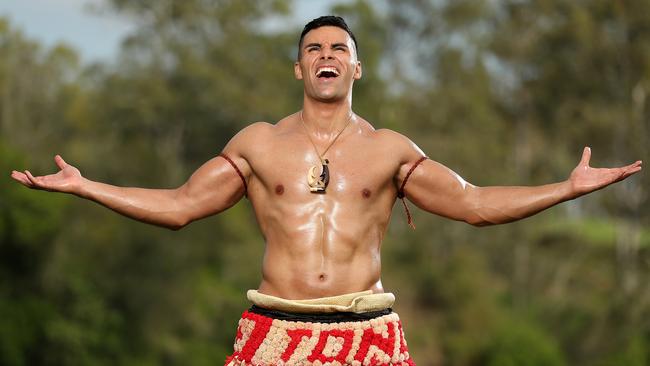 ##EMBARGO U ON SUNDAY QLD ## DO NOT USE BEFORE MAY 5# Athlete Pita Taufatofua became an internet sensation when he carried the Tongan flag at the Rio Olympics and oiled his chest. Pic Peter Wallis