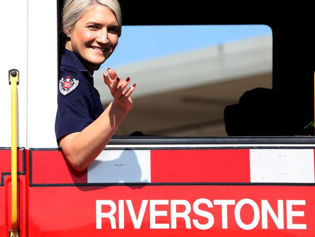 The Riverstone fire brigade was a part of the parade.