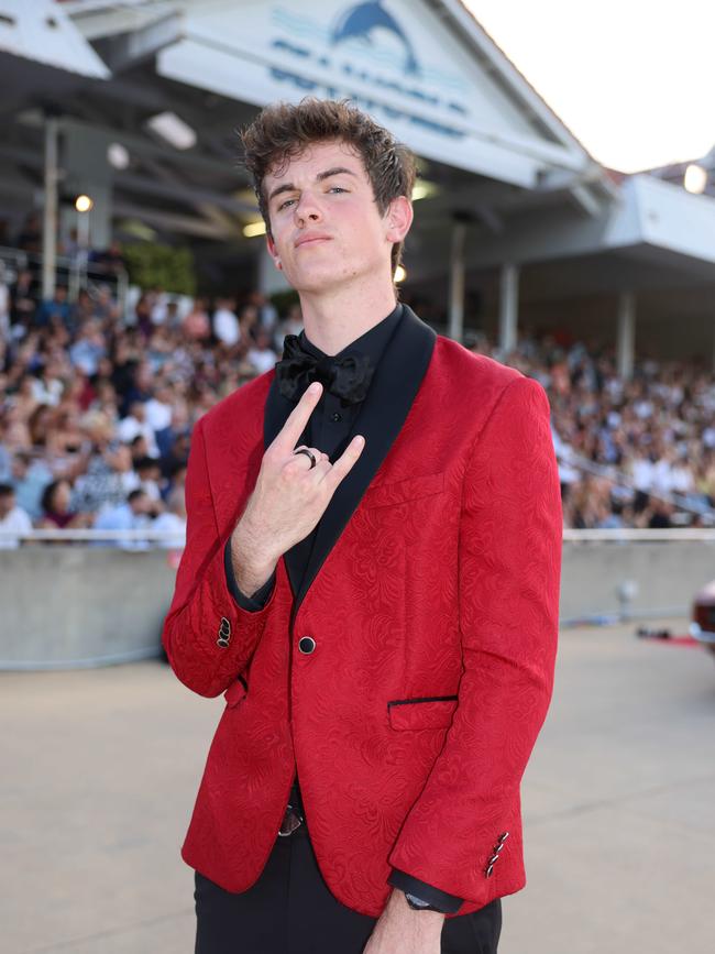 Liam Hayward at the Southport State High School Formal at SeaWorld. Picture, Portia Large.