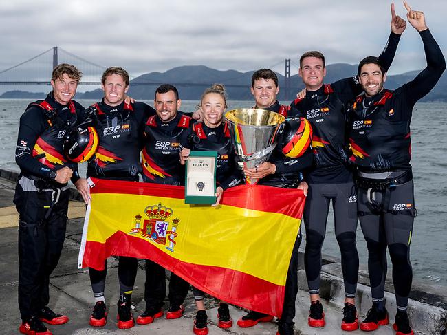 Spain pulled off a stunner to win the SailGP Grand Final.