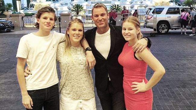 Summer Warne, the youngest child of late great cricketer Shane Warne, has slammed commentary about her body as disgusting. Picture: Instagram