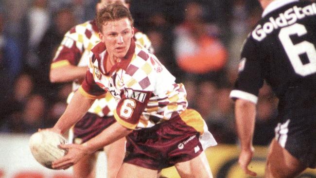 Darren Lockyer made his Broncos debut at 18 in 1995.