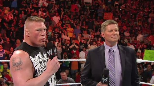 John Laurinaitis (right), WWE’s former head of talent relations, has reached a settlement with a former WWE employee who accused him and Vince McMahon of misconduct.
