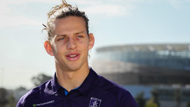 Fremantle Dockers captain Nat Fyfe. Pic: AAP