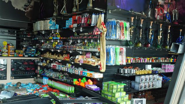 MELBOURNE AUSTRALIA - NewsWire Photos OCTOBER 9, 2023: Photo of  a tobacco shop, which firebombed overnight in an arson attack believed to be linked to recent spate of Melbourne based gang incidents, is seen in the northwest suburb of  GlenroyPicture: NCA NewsWire / Luis Enrique Ascui