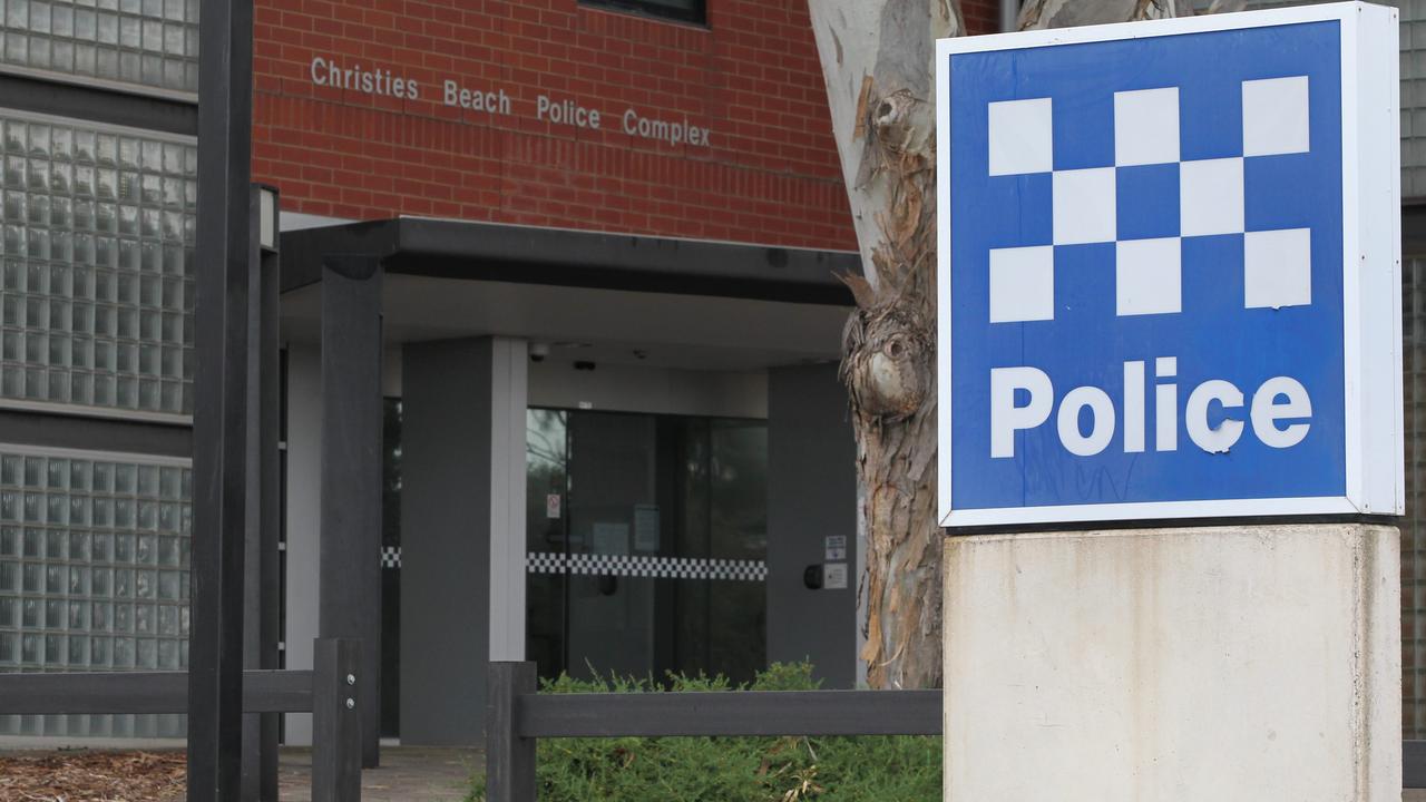 The Christies Beach Police Station. Picture: Stephen Laffer